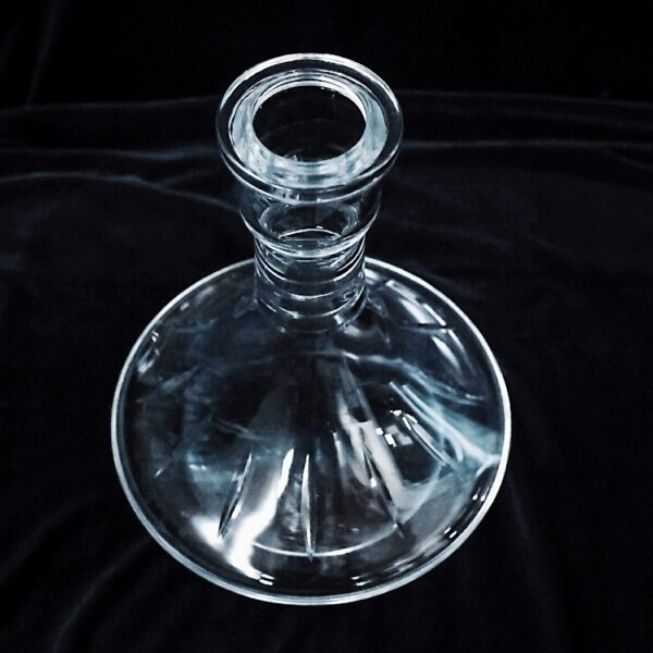 MP Clear Glass hookah Base Line Cut (hookah flask) - glass vase replacement available online store