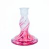 MP Pink White Handmade Glass hookah Base (more available at Holysmoke Shishabar Online Hookah Store)