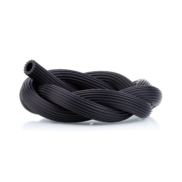 buy online cyprus - Ridged Black Silicone soft touch hookah Hose