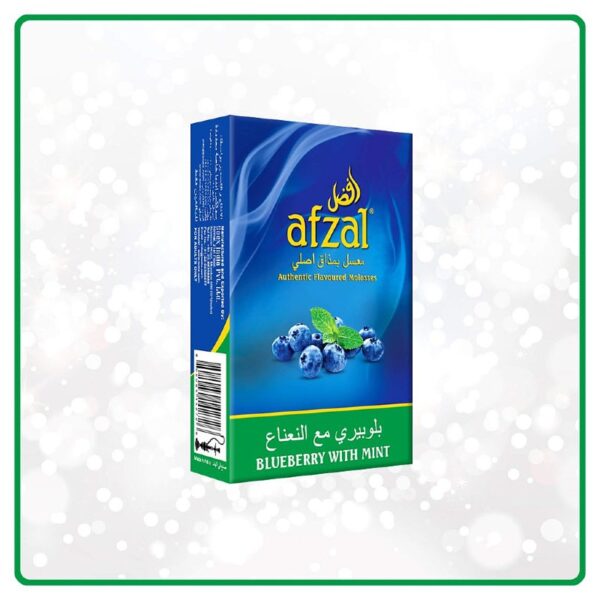 Afzal Soex Hookah Tobacco Molasses Blueberry with Mint