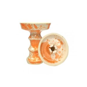 NJN Lotus Glaze White Peach phunnel bowl