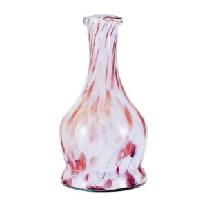 NJN VAT Glass hookah Base (White/Manganese Vase)