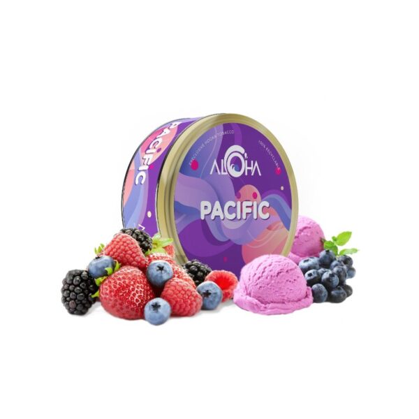 ALOHA Hookah Tobacco 100g PACIFIC - Forest Fruits Ice Cream Shisha Flavour