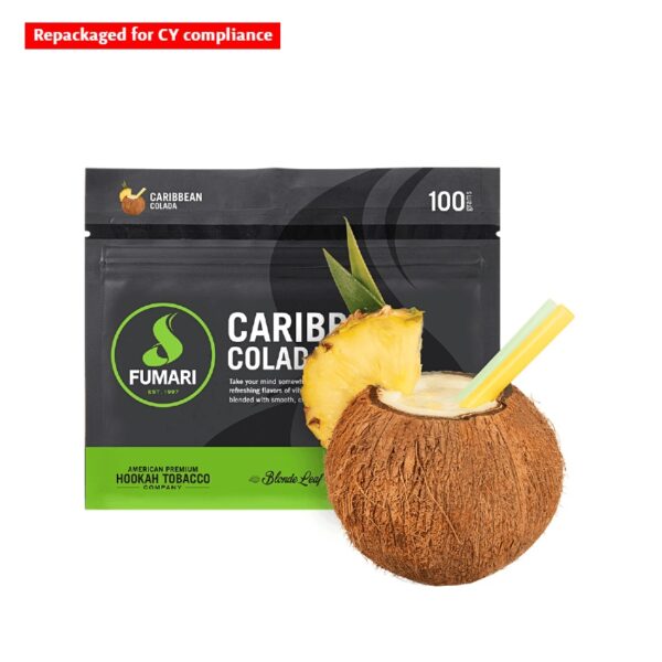 FUMARI BLONDE Leaf Shisha Tobacco Caribbean Colada (CARIBBEAN SONADA, 100g)