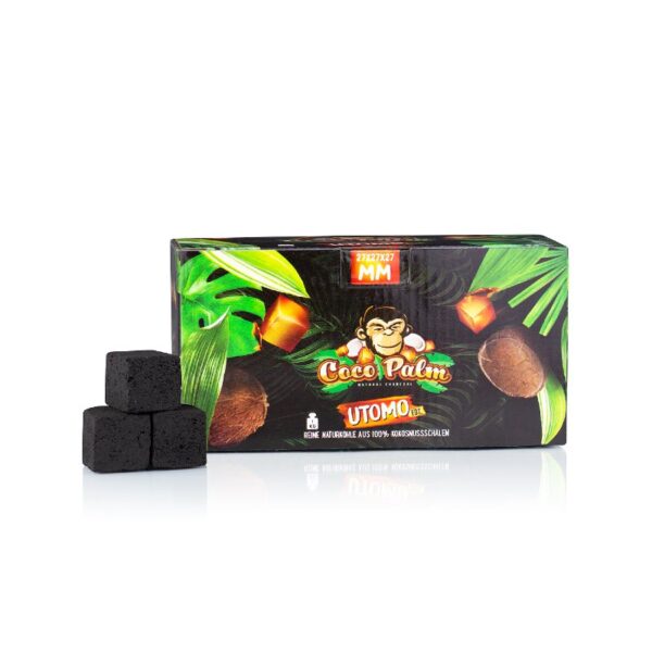 CocoPalm UTOMO Natural Hookah Charcoal - Big Cube 27mm in Cyprus