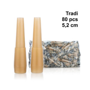 KS Hookah Hygiene Mouth Tips TRADI (5.2cm, Gold, 80pcs pack)