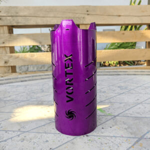 Vortex Hookah Wind Cover with handle (deep purple)