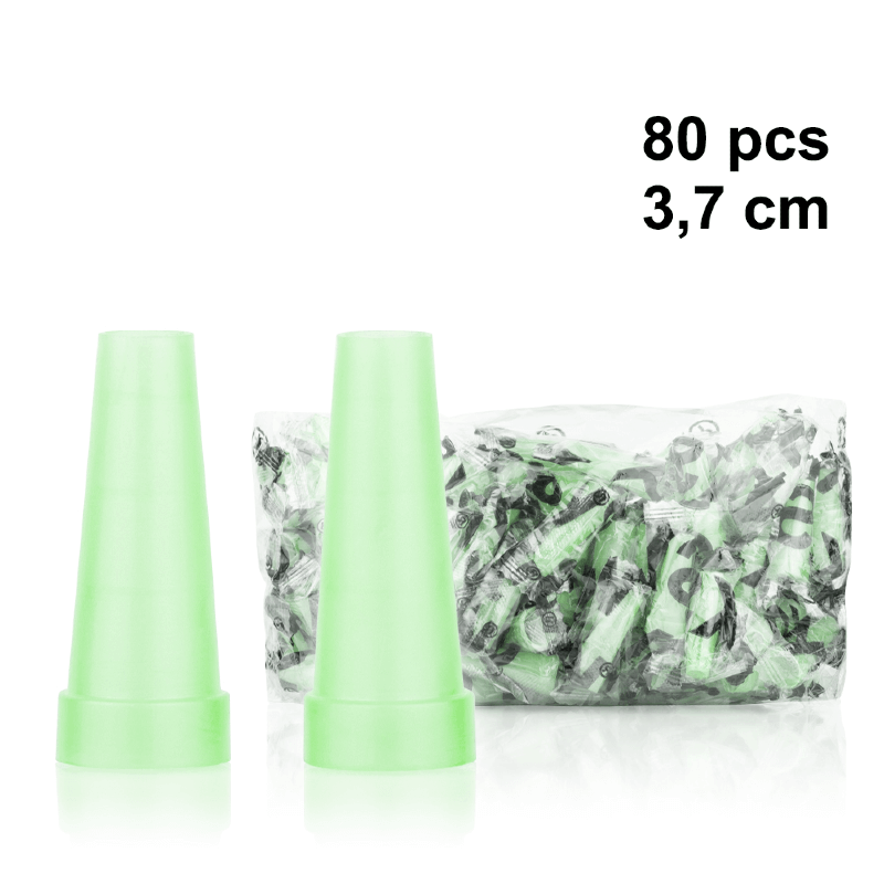 KS Hookah Disposable Hygiene Mouth Tips (3.7cm, green, 80pcs pack)