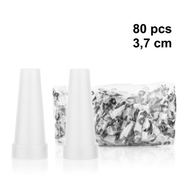 KS Hookah Disposable Hygiene Mouth Tips (3.7cm, white, 80pcs pack)