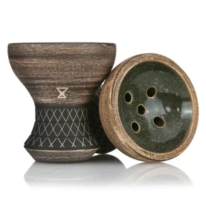 Classic Hookah Bowl | ALPHA BOWL | Turk Design (Green Sand)